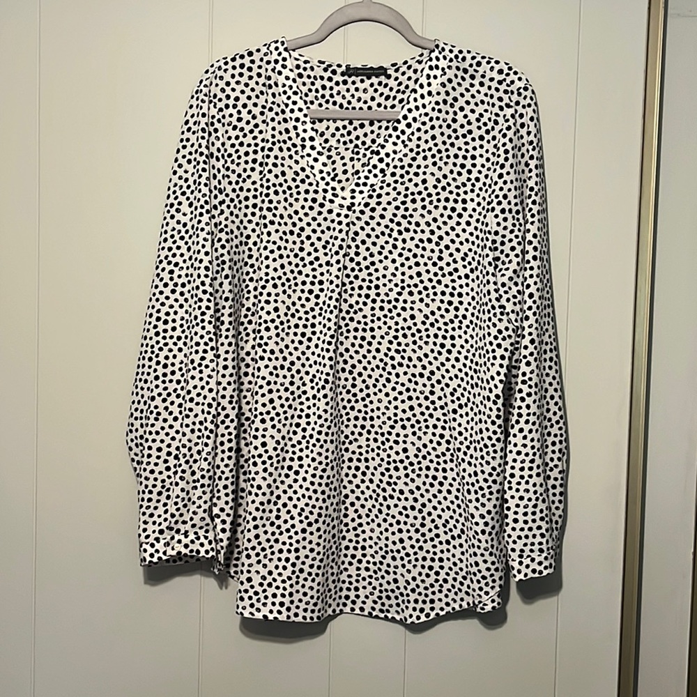 Adrianna Papell long sleeved blouse